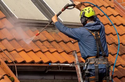 Démoussage et hydrofuge de toiture à Meilhac